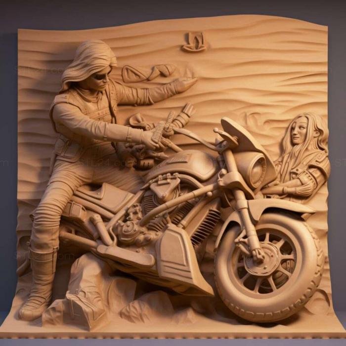 Games (Road Rash II 4, GAMES_17432) 3D models for cnc